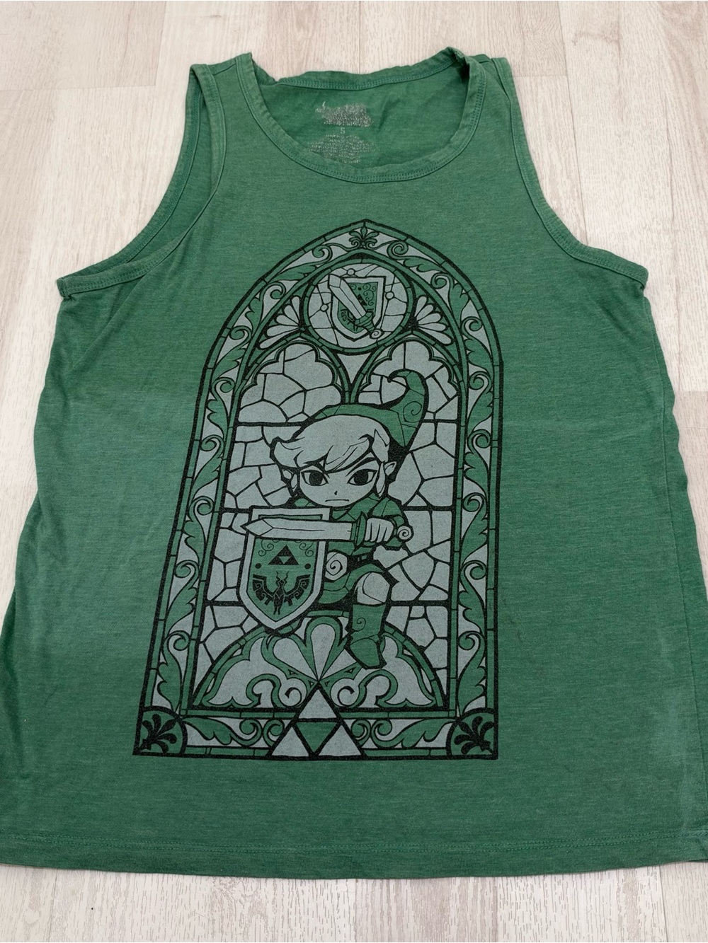 Nintendo The Legend of Zelda: The Wind Waker Stained Glass Tank Top Size S